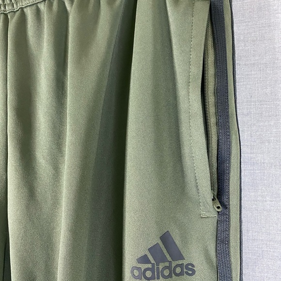 Adidas Men's Tiro 19 Track Pants in Olive Green Size 2XL - Picture 3 of 6